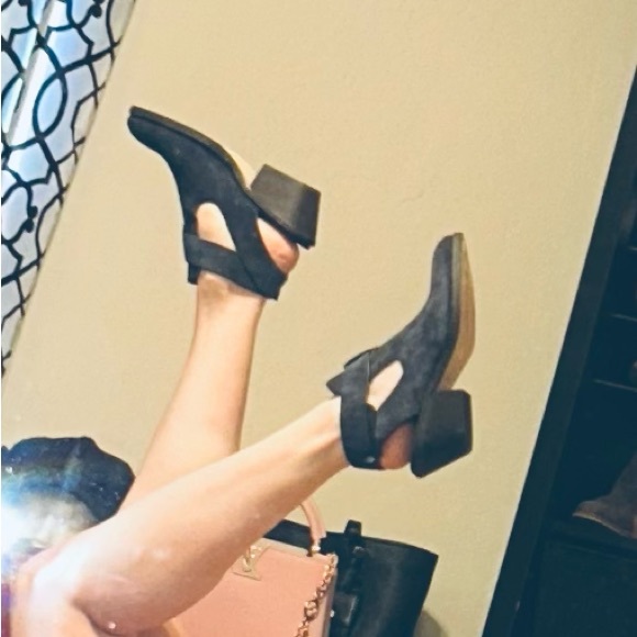 Splendid Shoes - Splendid denim blue suede booties